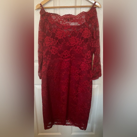 MIUSOL Red Lace Party Dress 2XL - Picture 5 of 7
